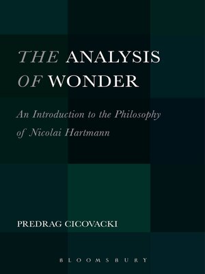 cover image of The Analysis of Wonder